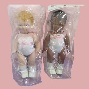 2 Vintage DAISY KINGDOM Baby Dolls 12 Inches